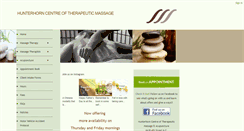 Desktop Screenshot of hunterhornmassage.com